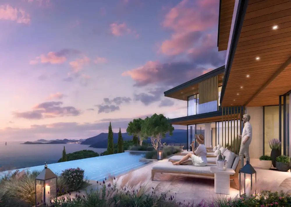 Marina Resort Cavtat view of the bay